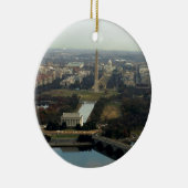 Luftbild Washington DC Keramik Ornament (Rechts)