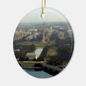 Luftbild Washington DC Keramik Ornament (Links)