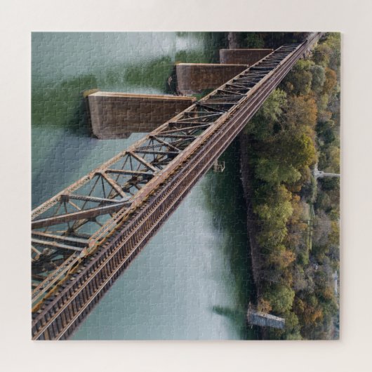 Luftbildbahn auf Potomac Fluss Puzzle (Horizontal)