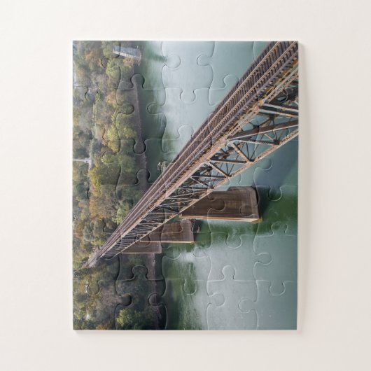Luftbildbahn auf Potomac Fluss Puzzle (Vertikal)