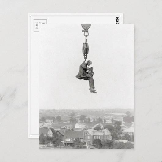 Luftbildfotograf, 1925 postkarte (Vorne/Hinten)