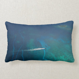 Luftbildfotografie der Malediven Lendenkissen