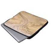 Luftbildfotografie der Wüste Laptopschutzhülle (Vorne Knopf)