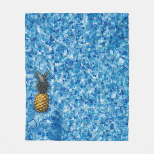 Luftbildfotografie von Ananas auf dem Körper des W Fleecedecke