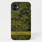 Luftbläschen mit grüner Blattlinie für Pflanze Case-Mate iPhone Hülle (Rückseite)