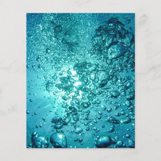 Luftblasen-230014 WASSERBUBBLES OZEAN Unterwasser Flyer (Vorne)