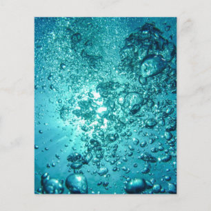 Luftblasen-230014 WASSERBUBBLES OZEAN Unterwasser Flyer