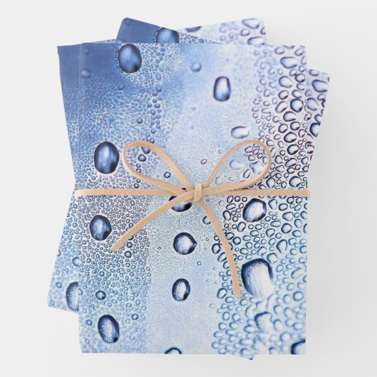 Luftblasen Geschenkpapier Set (Beispiel)