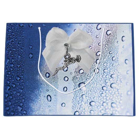 Luftblasen Große Geschenktüte (Vorderseite)