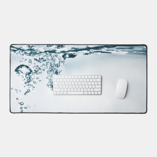 Luftblasen in Wasserschlamm Schreibtischunterlage (Tastatur & Maus)