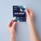 Luftblasen metallische Textur Flyer (Gruppe)