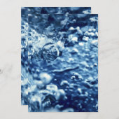 Luftblasen, Unterwasserblasen, Abstrakte Blasen Save The Date (Vorne/Hinten)