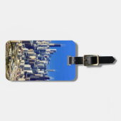 Luftblick auf Chicago Downtown mit Lake Lake Gepäckanhänger (Vorderseite horizontal)