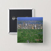 Luftblick auf den Central Park und die Westseite Button (Vorne & Hinten)