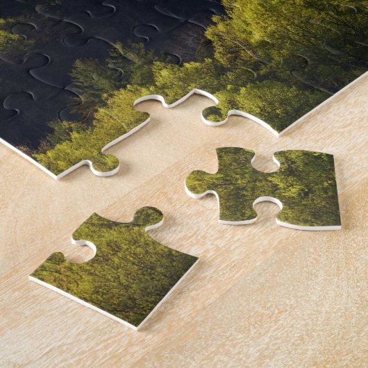 Luftblick auf den Wald in der Höhle Cove, Grosser Puzzle (Seite)