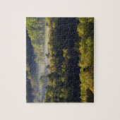 Luftblick auf den Wald in der Höhle Cove, Grosser Puzzle (Vertikal)