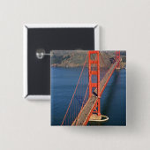 Luftblick auf die Golden Gate Bridge im Button (Vorne & Hinten)