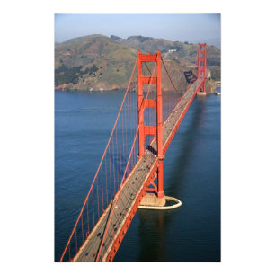 Luftblick auf die Golden Gate Bridge im Fotodruck