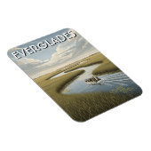 Luftboot Alligator Everglades Nationalpark Florida Magnet (Rechte Seite)