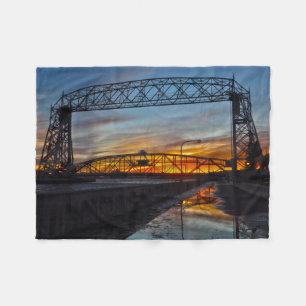 Luftbrücke Duluth Minnesota Fleecedecke