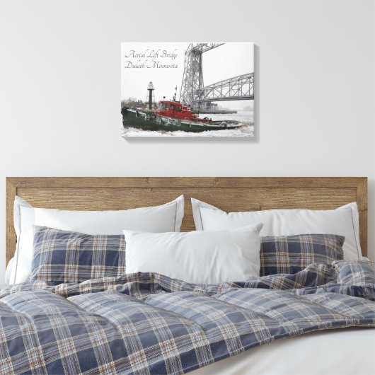 Luftbrücke Duluth Minnesota Leinwanddruck (Insitu (Schlafzimmer))