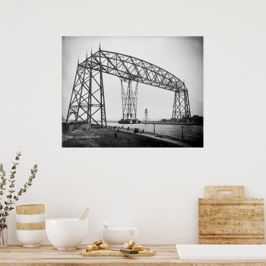 Luftbrücke Duluth Minnesota Poster (Küche)