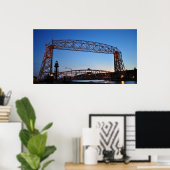 Luftbrücke Duluth Minnesota Poster (Heimbüro)