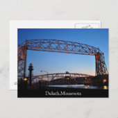 Luftbrücke Duluth Minnesota Postkarte (Vorne/Hinten)