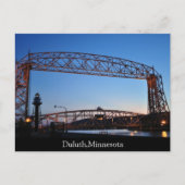 Luftbrücke Duluth Minnesota Postkarte (Vorderseite)