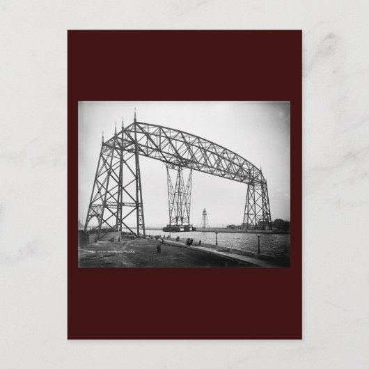 Luftbrücke Duluth Minnesota Postkarte (Vorderseite)