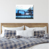 Luftbrücke Duluth, Minnesota Print Leinwand (Insitu (Schlafzimmer))