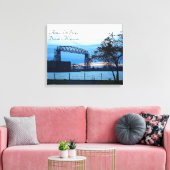 Luftbrücke Duluth, Minnesota Print Leinwand (Insitu (Wohnzimmer))