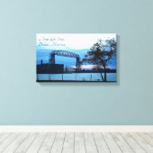 Luftbrücke Duluth, Minnesota Print Leinwand (Insitu (Holzboden))