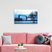 Luftbrücke Duluth, Minnesota Print Leinwand (Insitu (Wohnzimmer))