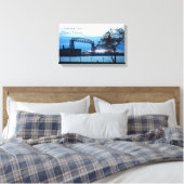 Luftbrücke Duluth, Minnesota Print Leinwand (Insitu (Schlafzimmer))