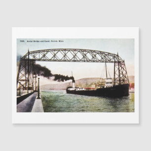 Luftbrücke und Kanal, Duluth, Minn. Magnetkarte