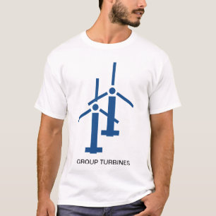 Luftcharakter-Turbinen-Drohne für Flugzeuge T-Shirt