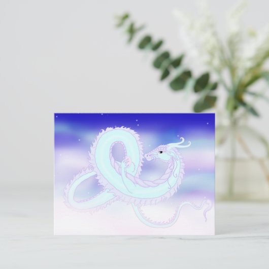 Luftdrache Postkarte (Stehend Vorderseite)