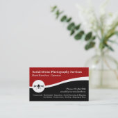 Luftdrogenfotografie Neue Visitenkarten Visitenkarte (Stehend Vorderseite)