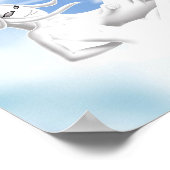 Luftelement und Vogel Poster (Ecke)