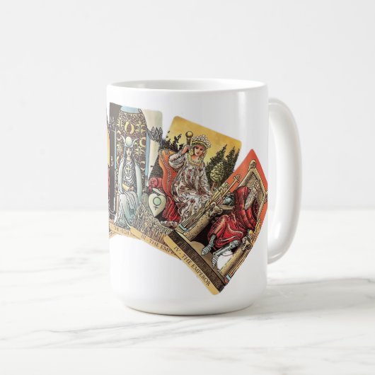 Lüfter der Tarot-Karte Kaffeetasse (VorderseiteRechts)