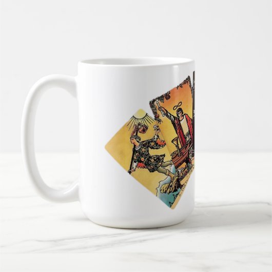 Lüfter der Tarot-Karte Kaffeetasse (Links)