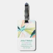 LüfterBlume IV Gepäckanhänger (Rückseite vertikal)