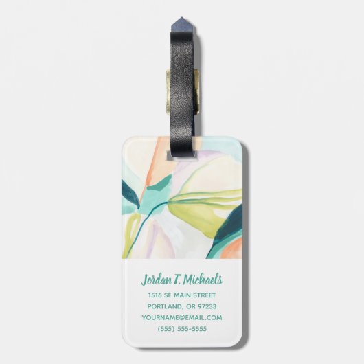 LüfterBlume IV Gepäckanhänger (Rückseite vertikal)