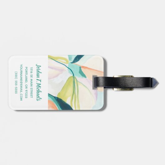 LüfterBlume IV Gepäckanhänger (Rückseite horizontal)