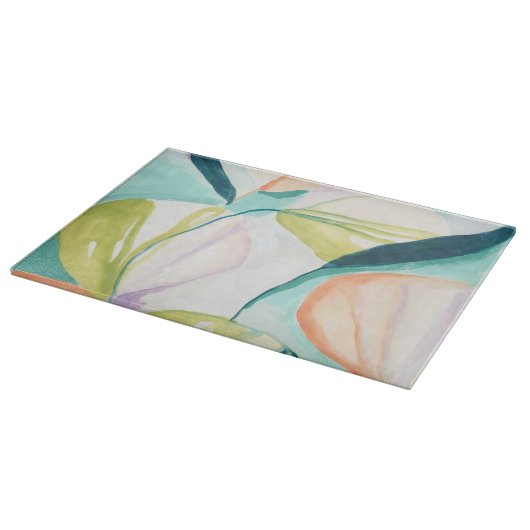 LüfterBlume IV Schneidebrett (Ecke)