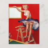 LüfterButton nach oben Postkarte (Vorderseite)