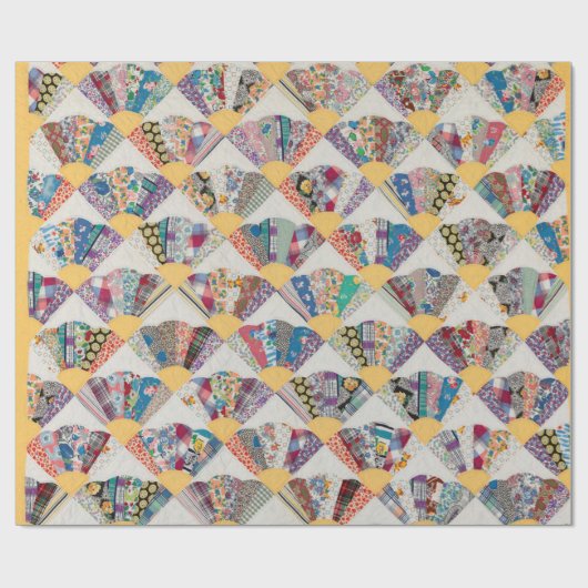 Lüfterdecke mit Gelb  Geschenkpapier (Flach)