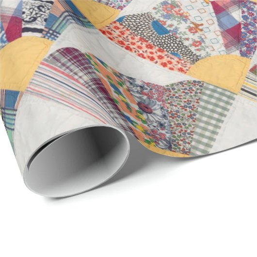 Lüfterdecke mit Gelb Geschenkpapier (Rolleneckpunkt)