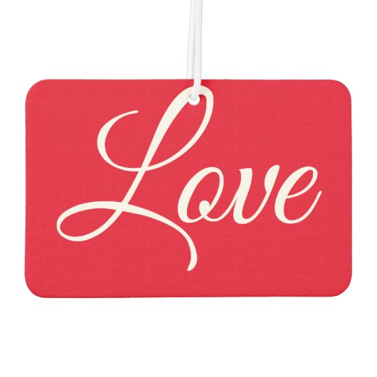 Lufterfrischer-Herzform Autolufterfrischer (Rückseite)